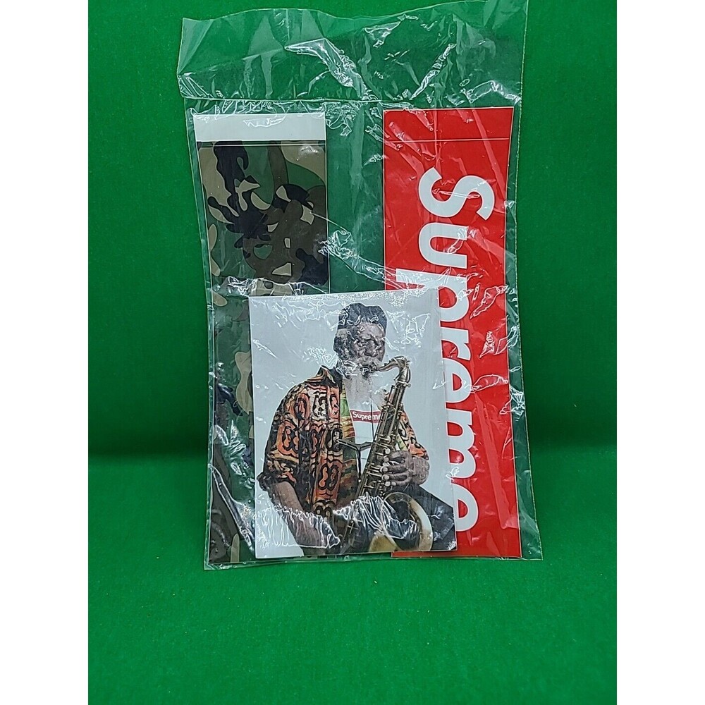 SUPREME BOX LOGO PINK CAMO / PHAROAH SANDERS - 3 PACK - SEALED - 100% AUTHENTIC